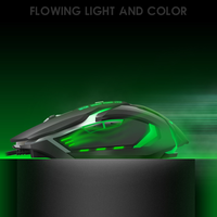 Ratón para Juegos con Cable USB Metálico Luminoso Colorido G1, Accesorios para Computadora, Precio de Fábrica al por Mayor, Venta Directa