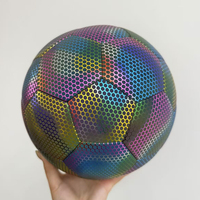 Balón de Fútbol Reflectante Termosellado, Fabricación OEM, Venta al Por Mayor Personalizada para Marcas Europeas y Americanas, para Distribuidores Globales de Mercancías