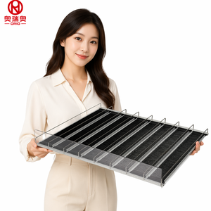 Système d'alimentation coulissant à rouleaux par gravité ORIO OEM pour rayonnages de chaîne du froid, présentoirs de boissons et étagères de supermarché - Product Image 1