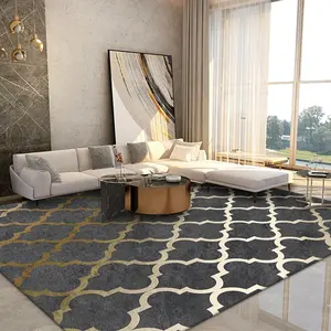 חדש פופולרי נורדי מודפס קישוט שטיחי רצפת סלון מודרני שטיח