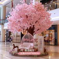 Arbre à fleurs de cerisier artificiel personnalisable de grande taille, arbre à fleurs de cerisier OEM, fleurs de cerisier pour la décoration intérieure et extérieure, mariage, restaurant