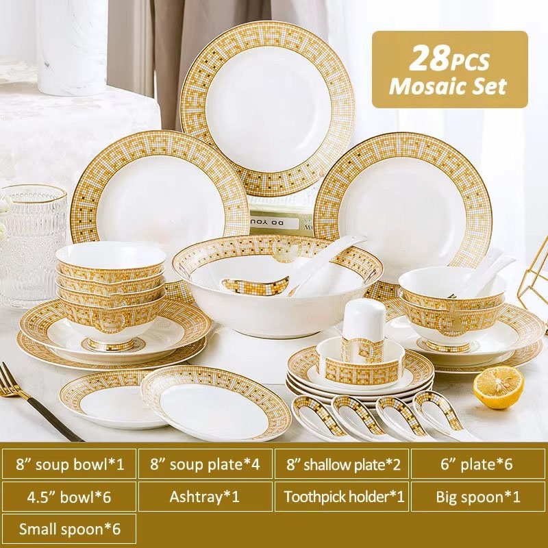 Gold 28pcs