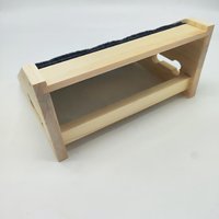 Petite rampe en bois pour chiens pour les escaliers, rampe pour animaux de compagnie pour petits chiens et chats, rampe en bois avec tapis antidérapant