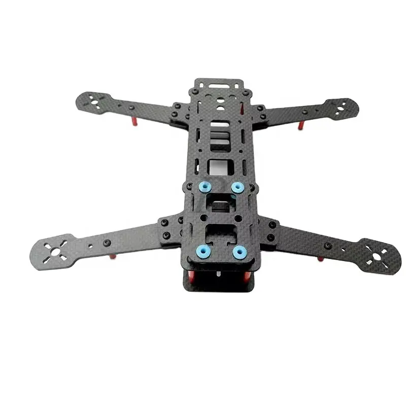 Cnc para fpv racing drone armação personalizada, cnc 3k peças de fibra de carbono kit para rc fpv racing drone