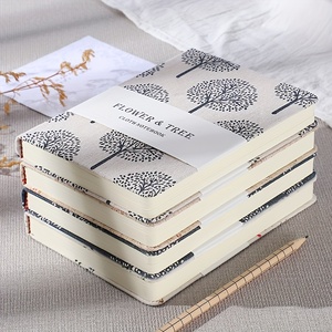 Diario de lino Cuadernos de negocios de tapa dura personalizados A5 Útiles escolares Diario elegante Bonito diario con buena calidad - Product Image 1