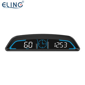 ELING 85mm (3 3/8 '') <span class=keywords><strong>Compteur</strong></span> <span class=keywords><strong>de</strong></span> <span class=keywords><strong>vitesse</strong></span> GPS Odomètre Jauge <span class=keywords><strong>de</strong></span> <span class=keywords><strong>vitesse</strong></span> 0-999 km/h MPH 12V 24V avec rétro-éclairage pour voiture - Product Image 1