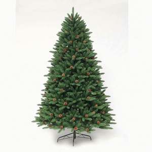 Árbol de Navidad Artificial Pre-Decorado de 210 cm, Verde Buckingham Firme con Hojas de Roble, Gran Venta en Europa - Product Image 1