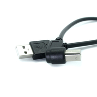 90-Grad-USB-B-Druckerkabel USB2.0 A-Stecker auf B-Stecker Datenübertragungs- und Ladekabel
