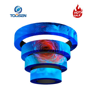 P2.5フレキシブル曲げ可能LEDディスプレイ画面3840Hzリフレッシュレート防水LED湾曲広告パネル屋内ステージイベント用 - Product Image 2