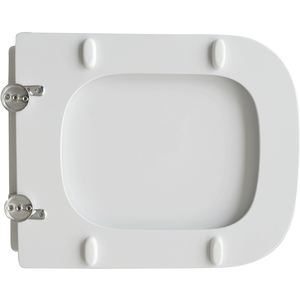 Siège de toilette Azzurra Iris au design européen moderne avec système de dégagement rapide et fermeture douce, en urée et PP, pour salle de bain - Product Image 2