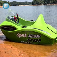 Nouveau modèle de bateau de karting électrique à eau Mini bateau de course à réaction Go-Kart à vendre