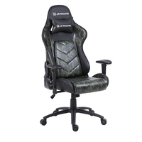 Chaise de bureau pivotante moderne en cuir PU de luxe de haute qualité avec inclinaison à 180 degrés et réglage de la hauteur