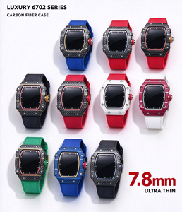 Reloj Mecánico de Lujo para Hombre, Ultrafino y Ligero, con Movimiento de Fibra de Carbono 6702, Correa de Nylon con Cierre de Gancho y Bucle, Resistente al Agua, Gran Venta - Product Image 1