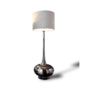 Table <b>Lamp</b> Modern Style Luxury Aluminum Metal Living Room Bedroom Decoration <b>Lamps</b> Silver Color Best Selling Top Trending - Product Image 1