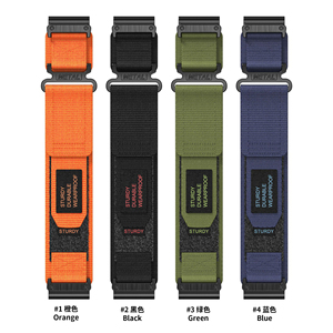 Tali Jam Tangan Sport Chungming Outdoor Rugged Woven Nylon yang Dapat Disesuaikan untuk <span class=keywords><strong>Garmin</strong></span> <span class=keywords><strong>Fenix</strong></span> Forerunner Approach MARQ Quatix D2 - Product Image 2