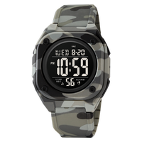 SKMEI 2160 Cool Trend Relojes digitales a prueba de agua Reloj despertador luminoso Reloj electrónico para hombre con luz Led