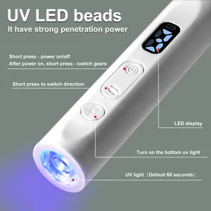 Máquina Eléctrica 2 en 1 para Uñas y Lámpara UV Recargable, Pulidora Portátil de Uñas, Lima Eléctrica para Manicura, Gel y Acrílico - Product Image 4