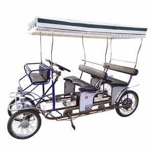 Quadriciclo <span class=keywords><strong>a</strong></span> <span class=keywords><strong>Pedali</strong></span> Cruiser da Spiaggia in Vendita con Ricambi Gratuiti, Bici Tandem Surrey Turistica <span class=keywords><strong>a</strong></span> 4 Posti - Product Image 5