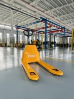 Nouvelle transpalette électrique TOSO de 1,5 tonne, 2 tonnes, alimentée par batterie lithium-ion, pour utilisation en construction, en extérieur et en intérieur