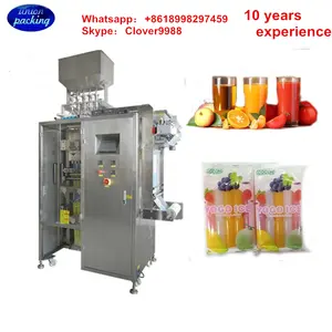 Máquina automática de embalaje de bolsas de hielo, máquina de embalaje de bolsas de dulces de gelatina, zumo de fruta orgánico, pop hielo, embalaje, kamagra oral, 100mg, 100mg