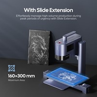 Graveur laser portable, machine de gravure sur métal, 20w LP5 Deluxe, machine de marquage laser, prend en charge la découpe DIY de tous les matériaux