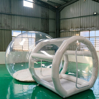 Dôme à bulles gonflable transparent en PVC de 13 pieds/4 mètres pour événements et fêtes en plein air
