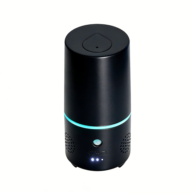 Car Hotel Ultrasonic Aroma Diffuser Smart USB/Battery Rechargeable Aromatherapy 2.1 Music Channel Deep Bass Subwoofer LED