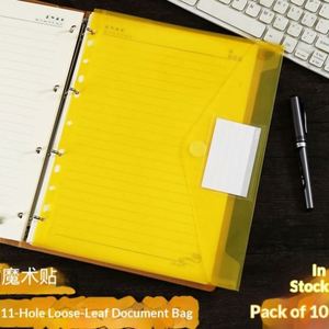 Carpeta de Archivos Transparente de PP al por Mayor, Personalizada con Logotipo Publicitario, 11 Orificios, Carpeta de Hojas Sueltas, Funda para Documentos de 11 Perforaciones - Product Image 3