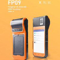 HFSecurity FP09 Tableta Biométrica POS con Escaneo de Huellas Dactilares, Impresora, Pago con PSAM NFC, Sistema Android, Dispositivo de Pago Portátil