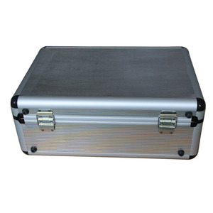 en aluminium avec diviseurs à l'intérieur/Verrouillable étui à brosse avec <span class=keywords><strong>la</strong></span> mousse de vague dans le couvercle - Product Image 3