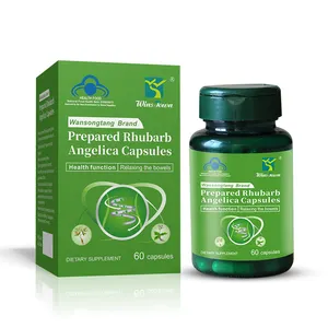 colon cleanser pills winstown Prepared Rhubarb Angelica Capsules detox Capsule slimming Improve Gastrointestinal Detoxifying