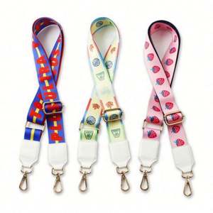 Sangle d'épaule réglable en polyester large pour sacs bandoulière et sacs à main, avec boucle personnalisable - Product Image 6