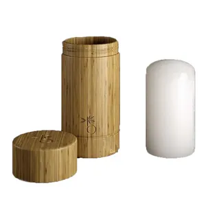 Stick di allume deodorante di cristallo naturale in tubo di bambù ecofriend 60g