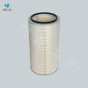 Lazer kesim kaynak toz giderme filtresi ile hava hidrofobik bükülmüş gümrüklü Polyester filtre