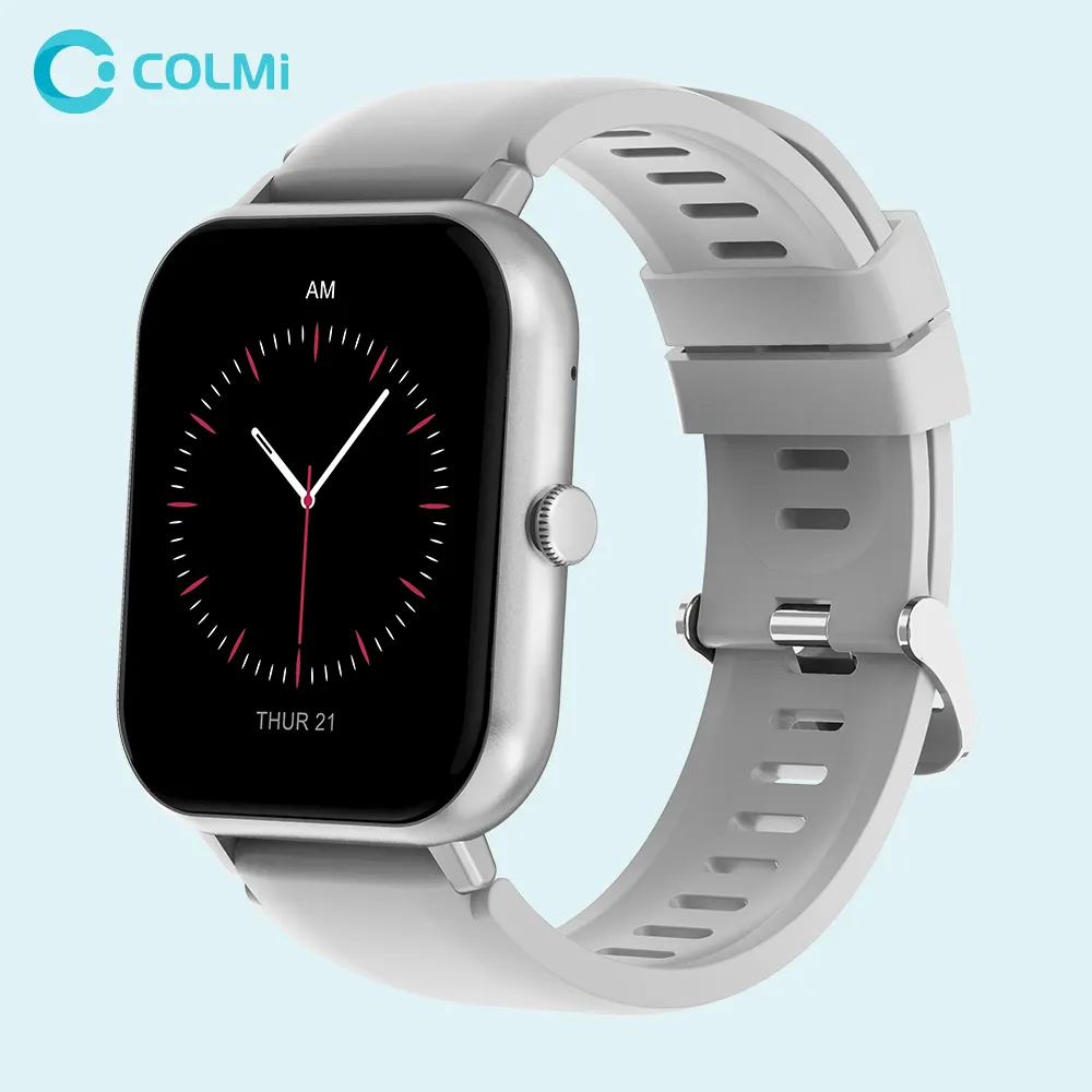 Activity Trackers And Smartwatches Charger Smartwatch Ip67 Waterproof White Minimalist Call Alarm 40Mm Silicone Band Low Price
