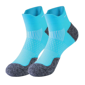 Athletic Low Cut Cushioned Black Short Cotton Sports <b>Socks</b> – White Mens Ankle Women's <b>Running</b> <b>Socks</b> for Gym Training - Product Image 2