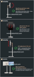 Thời trang tầng thường vụ kiosk 32 inch LCD hiển thị màn hình di động độ bền mạnh mẽ khả năng màn hình thông minh kỹ thuật số đứng - Product Image 5