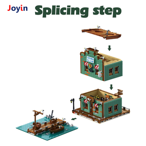 Kit de construction Fisherman s <span class=keywords><strong>Club</strong></span> de 3265 pièces pour les amateurs de jeux interactifs et de décoration côtière, idéal pour les amateurs de modèles détaillés - Product Image 3