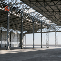 Hangar d'avion OEM, structure en acier préfabriqué, préfabriqué, léger, industriel, matériau de structure en acier, entrepôt, hangar