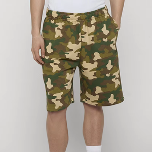 Shorts de survêtement baggy camouflage pour homme, taille élastique personnalisée, longueur 3/4 - Product Image 1