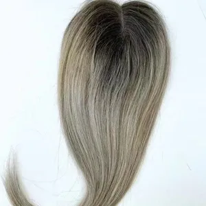 Superventas, color rubio, adorno de seda, cabello virgen europeo, pieza de cabello para mujer, kipá judía, adorno de otoño, extensión de cabello