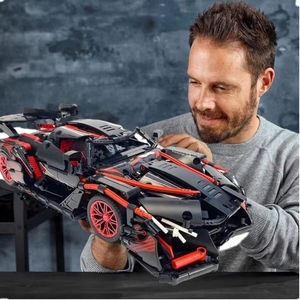 MOYU 88301 MOC <span class=keywords><strong>City</strong></span>, Modelo de Auto Deportivo de Carreras a Escala 1:14, Bloques de Construcción de Plástico Grandes para Niños, Juego de Bloques de Construcción DIY - Product Image 2