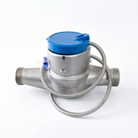 Compteur d'eau intelligent à distance haute performance DN25 en acier inoxydable pour les maisons
