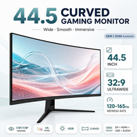 Écran LCD incurvé de jeu 44,5 pouces personnalisé OEM ODM 32:9 ultra-large DP/CE RoHS certifié pour projets de marque