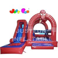 Obral jumper tiup spiderman murah kualitas bagus castle combo