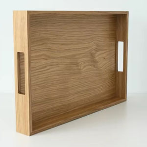 Bandeja de Madera de Acacia Rectangular Sólida de Alta Calidad para Servir el Desayuno en Hoteles, Restaurantes y Hogares, al Mejor Precio - Product Image 1