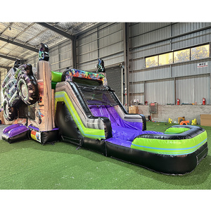 Gran Castillo Hinchable Combo Dmuchaniec <span class=keywords><strong>Grave</strong></span> <span class=keywords><strong>Digger</strong></span> Monster Truck Bounce House - Product Image 4