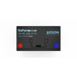 새로운 에이슨 파워 나포스 95D31R 나트륨 이온 자동차 배터리 12V 650CCA 33Ah 2700 사이클 5.9KG 경량 장수명 - Product Image 3