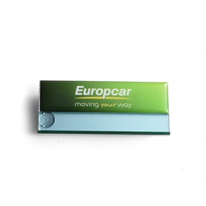 สติกเกอร์อีพ็อกซี่สีเขียว แม่เหล็กสไตล์เรียบง่าย ป้ายชื่อพลาสติกที่น่าสนใจ - Product Image 1