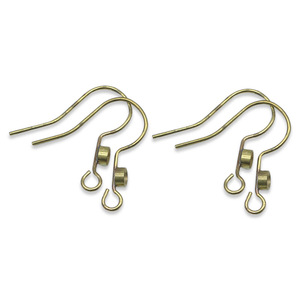 Ganchos de cobre para pendientes con forma de gota, 19 mm de longitud, para la fabricación de pendientes, accesorios de joyería - Product Image 3